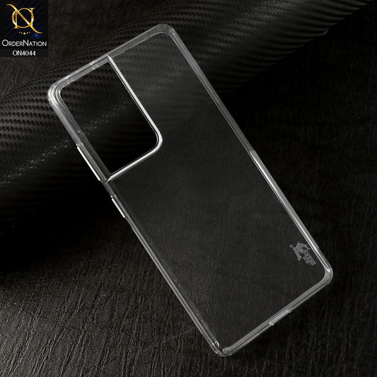 Samsung Galaxy S21 Ultra 5G Cover - Transparent - Soft Silicone + TPU case with Camera Bumper Protection