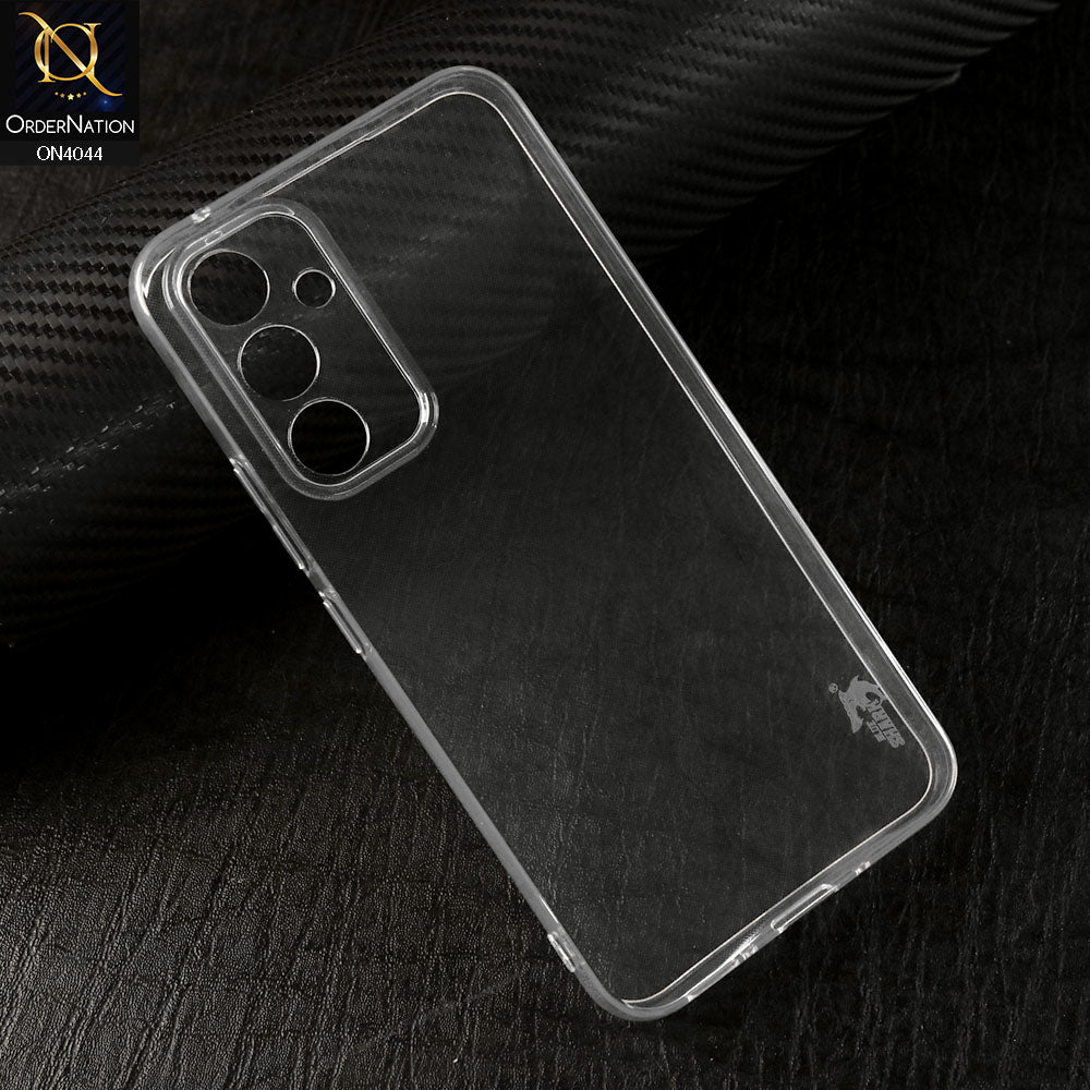 Samsung Galaxy A54 Cover - Transparent - Soft Silicone + TPU case with Camera Bumper Protection