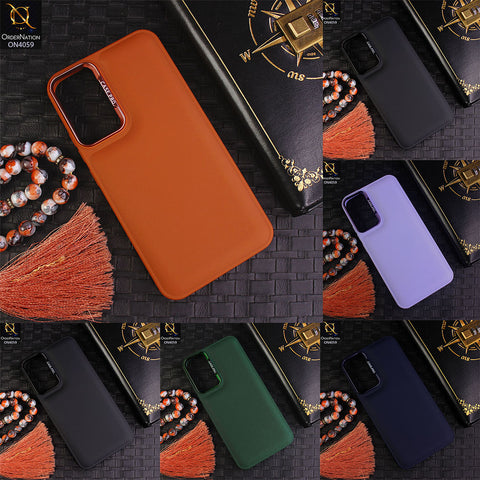 Samsung Galaxy A34 5G Cover - Black - New Soft Slicone Fashion Case With Fancy Camera Ring