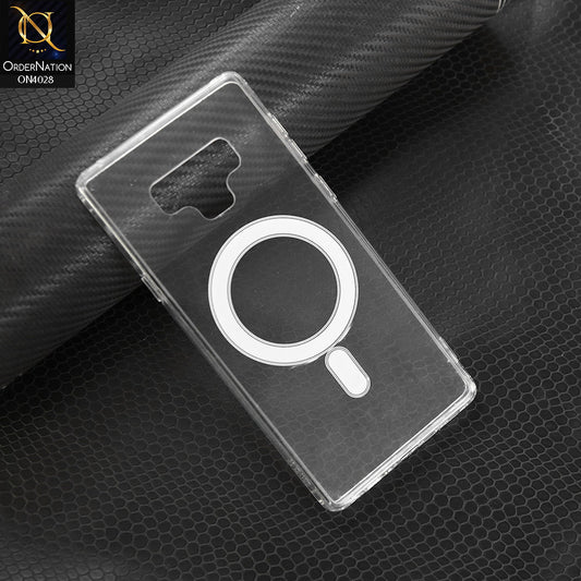 Samsung Galaxy Note 9 5G Cover -Transparent - New Premium Quality Soft Bordered  Clear Case With MagSafe
