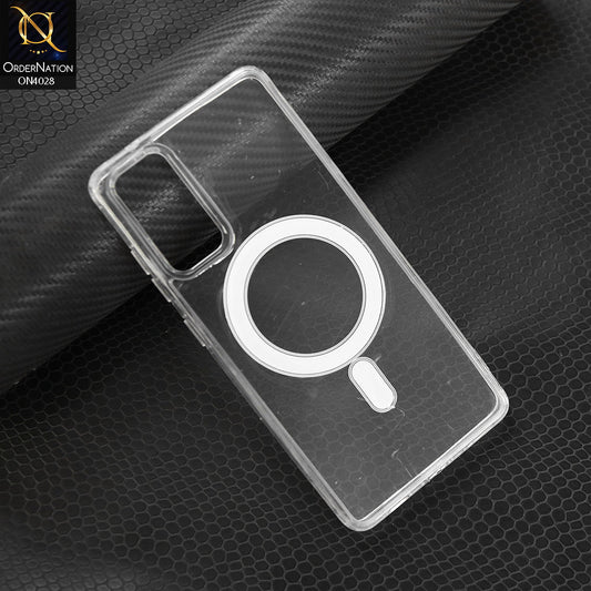 Samsung Galaxy S20 Ultra  Cover -Transparent - New Premium Quality Soft Bordered  Clear Case With MagSafe