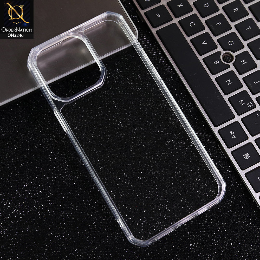 iPhone 14 Pro Cover - Transparent - High Quality Case Completely Clear and Scratch - Resistant Phone Soft Case