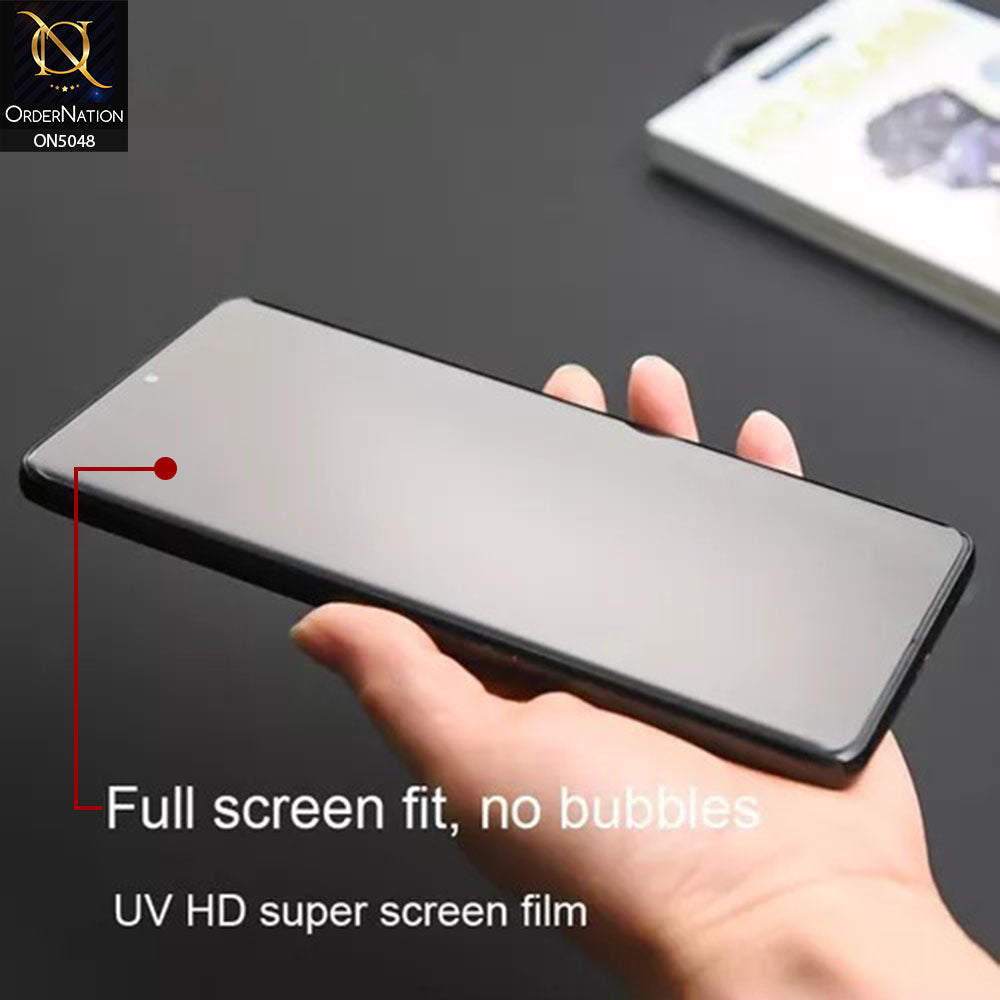 Samsung Galaxy S21 Ultra 5G Screen Protector - Amigo Nano Liguid UV Glue HD Glass Screen Protector
