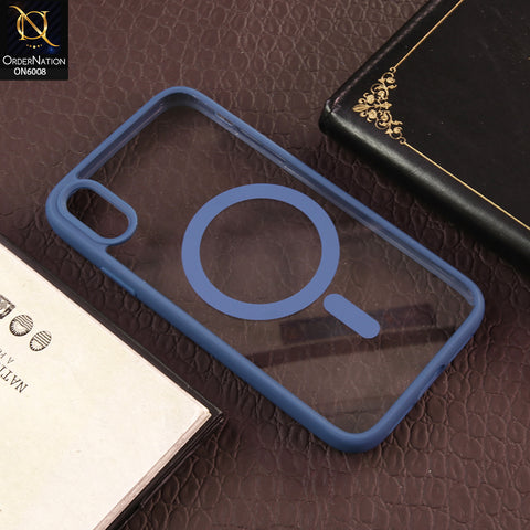 iPhone XR Cover - Blue - New Shockproof Textured Grip Silicone Cover With Premium Micro-Dot Textured Case