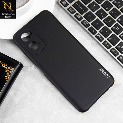 Oppo A36 Cover - Black - New Liquid Silicone Soft TPU Case With Camera Protection