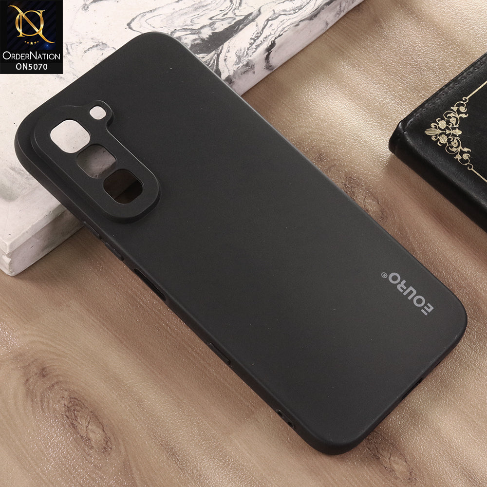 Infinix Hot 70 Cover - Black - Premium Shockproof Matte Silicone Phone Case with Camera Protection