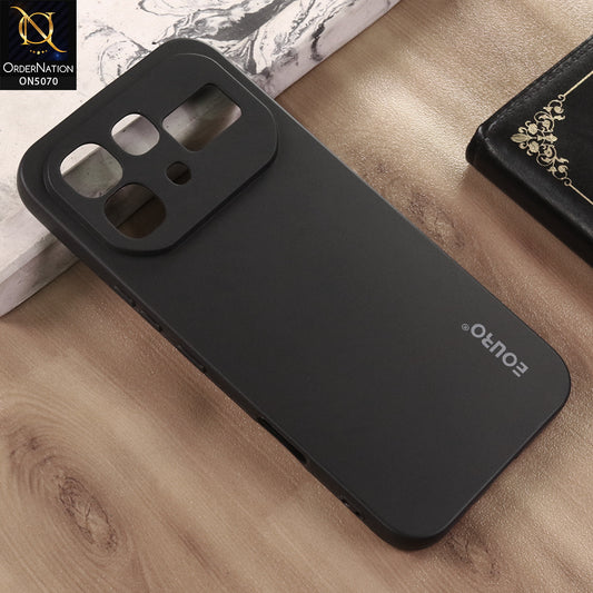 Infinix Note 60 Pro Cover - Black - Premium Shockproof Matte Silicone Phone Case with Camera Protection