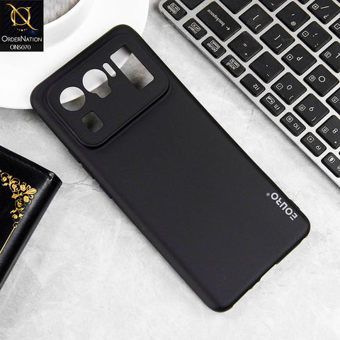 Xiaomi Mi 11 Ultra Cover - Black - New Liquid Silicone Soft TPU Case With Camera Protection