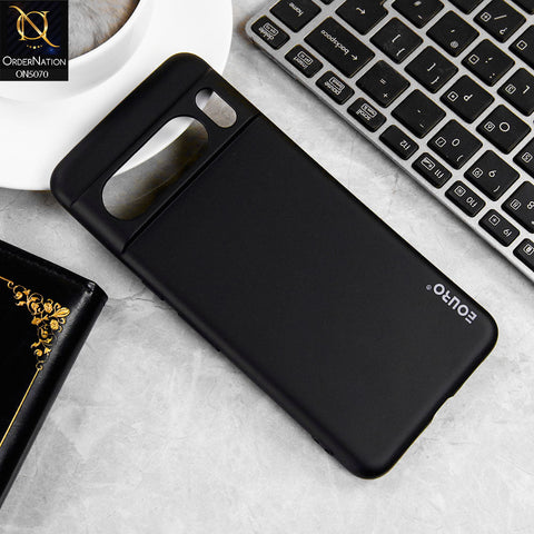 Google Pixel 8 Pro Cover - Black - New Liquid Silicone Soft TPU Case With Camera Protection