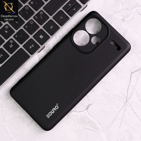 Xiaomi Redmi Note 13 Pro 5G Cover - Black - New Liquid Silicone Soft TPU Case With Camera Protection