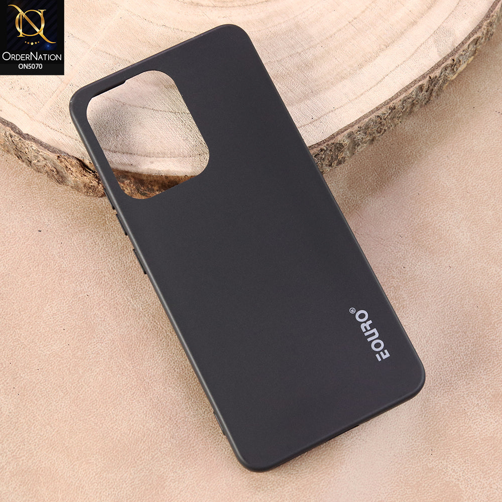 Oppo Reno 13F 4G - Black - New Liquid Silicone Soft TPU Case With Came ...