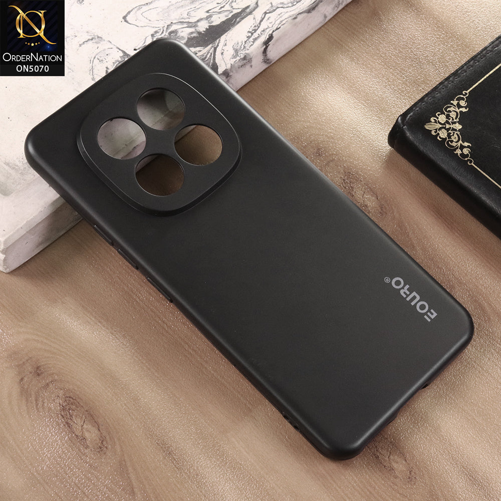 Oppo Reno 15F Cover - Black - Premium Shockproof Matte Silicone Phone Case with Camera Protection
