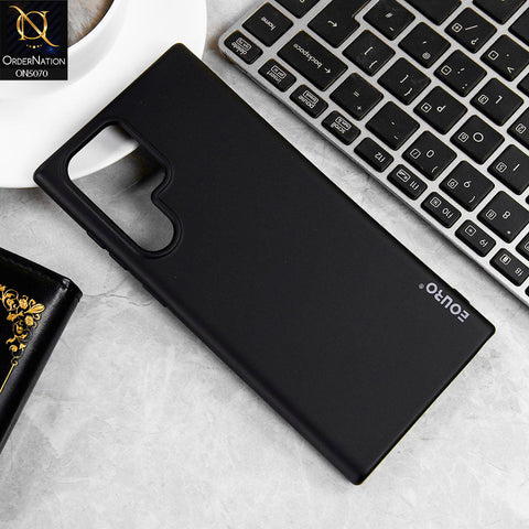 Samsung Galaxy S22 Ultra  Cover - Black - New Liquid Silicone Soft TPU Case With Camera Protection