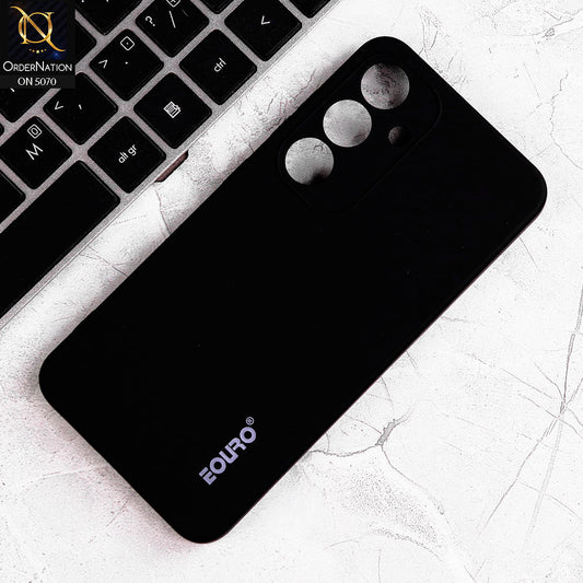 Samsung Galaxy A55 Cover - Black - New Liquid Silicone Soft TPU Case With Camera Protection