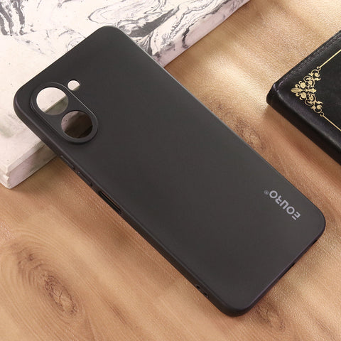 Tecno Spark Go 3 Cover - Black - Premium Shockproof Matte Silicone Phone Case with Camera Protection