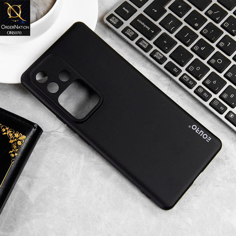 Vivo S18 Cover - Black - New Liquid Silicone Soft TPU Case With Camera Protection