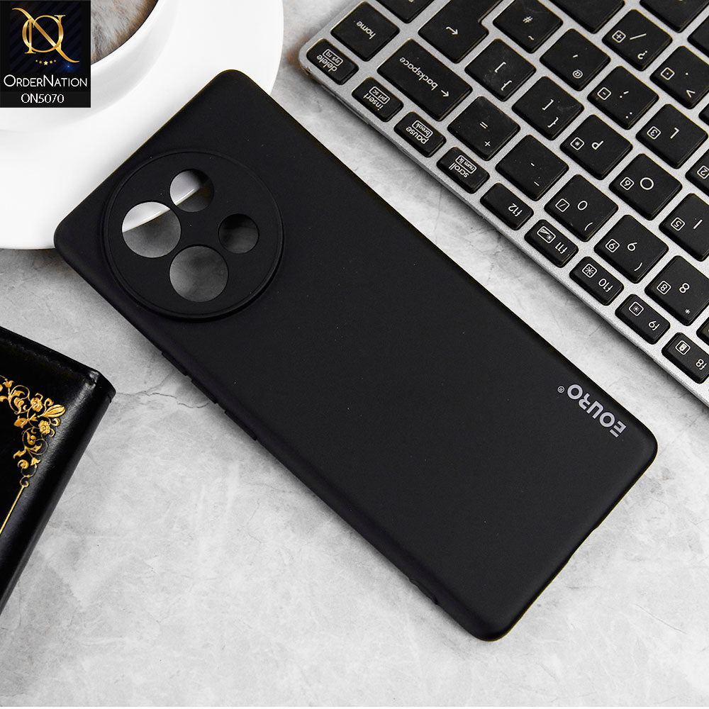 Vivo V30e Cover - Black - New Liquid Silicone Soft TPU Case With Camera Protection