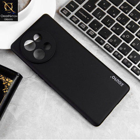 Vivo V30e Cover - Black - New Liquid Silicone Soft TPU Case With Camera Protection