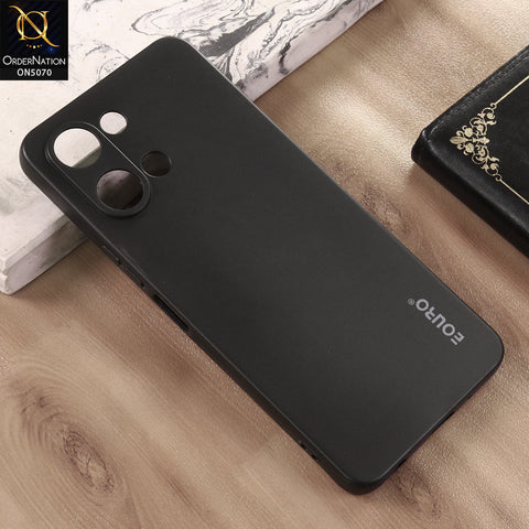 Vivo Y60M 5G Cover - Black - Premium Shockproof Matte Silicone Phone Case with Camera Protection