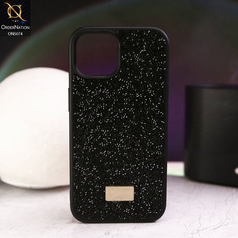 iPhone 14 Cover - Black - Luxury Bling Rhinestones Diamond shiny Glitt OrderNation iPhone 14 Cover - Black - Luxury Bling Rhinestones Diamond shiny Glitt OrderNation
