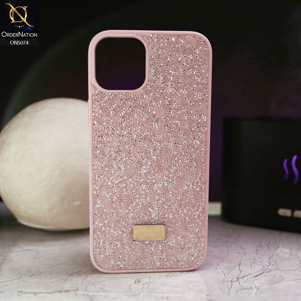 iPhone 12 Pro Max Cover - Pink - Luxury Bling Rhinestones Diamond shiny Glitter Soft TPU Case