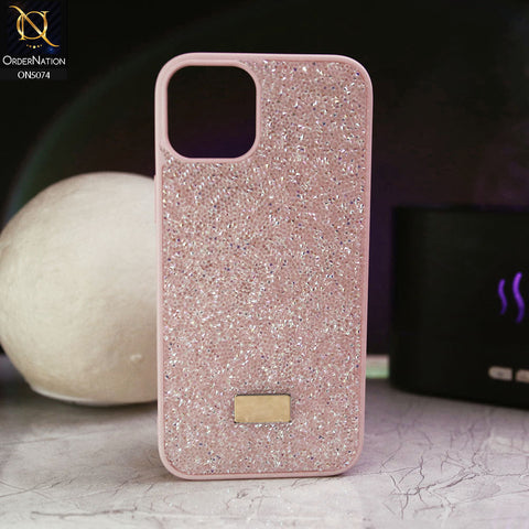iPhone 12 Pro Max Cover - Pink - Luxury Bling Rhinestones Diamond shiny Glitter Soft TPU Case