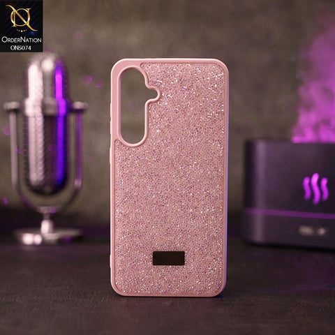 Samsung Galaxy S24 FE Cover - Pink - Luxury Bling Rhinestones Diamond shiny Glitter Soft TPU Case