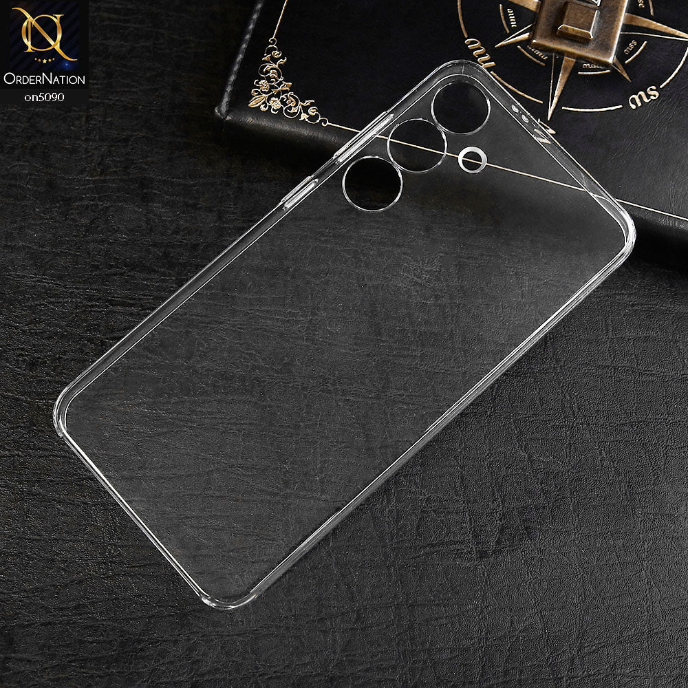 Samsung Galaxy S24 Cover - Transparent - Clear Transparent Slim PC Hard Case