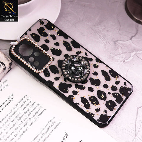 Infinix Note 11 Cover - Design3 - Bling Series - Glitter Foil Soft Border Case With Holder(Glitter Does Not Move)