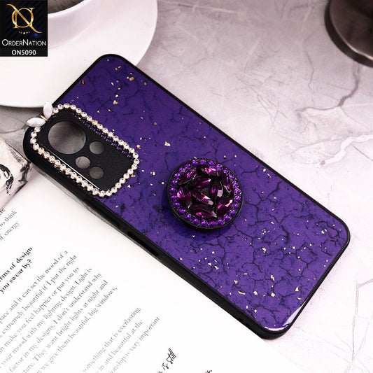 Infinix Note 11 Cover - Design5 - Bling Series - Glitter Foil Soft Border Case With Holder(Glitter Does Not Move)