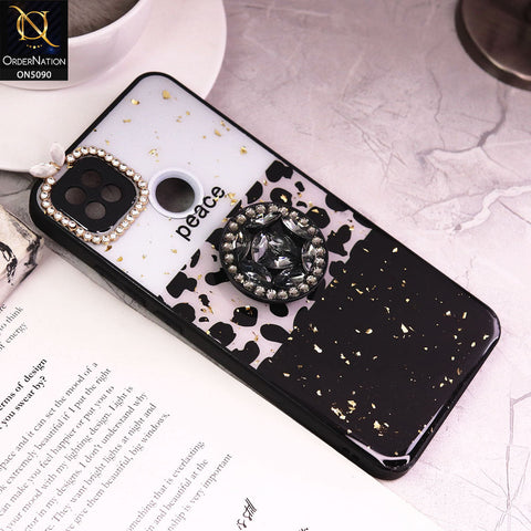 Xiaomi Redmi 10A Cover - Design4 - Bling Series - Glitter Foil Soft Border Case With Holder(Glitter Does Not Move)