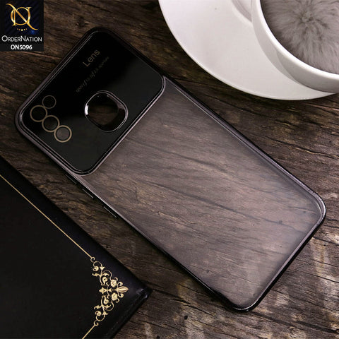 Infinix Smart 5 Cover - Black - New Color Electroplating Borders Camera Lens Soft Transparent Case