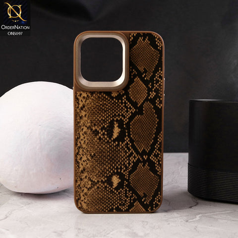 iPhone 15 Pro Max Cover - Design7 - Crazy Series - Trendy Wild Pattern Design Soft Border Protective Case