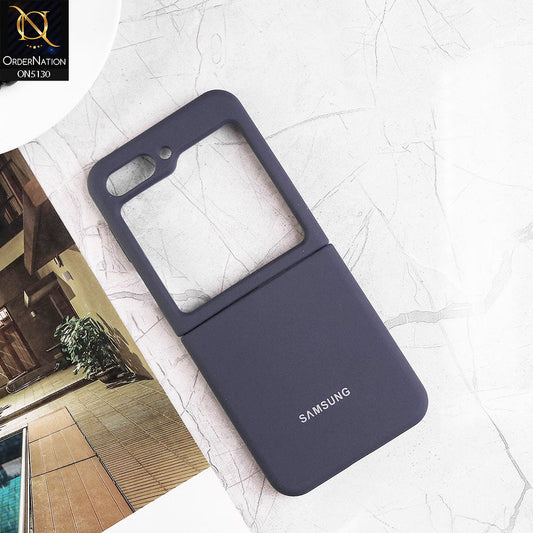 Samsung Galaxy Z Flip 5 5G Cover - Blue - HQ Silica Gel Silicon Shockproof Matte Soft Border Shell Case
