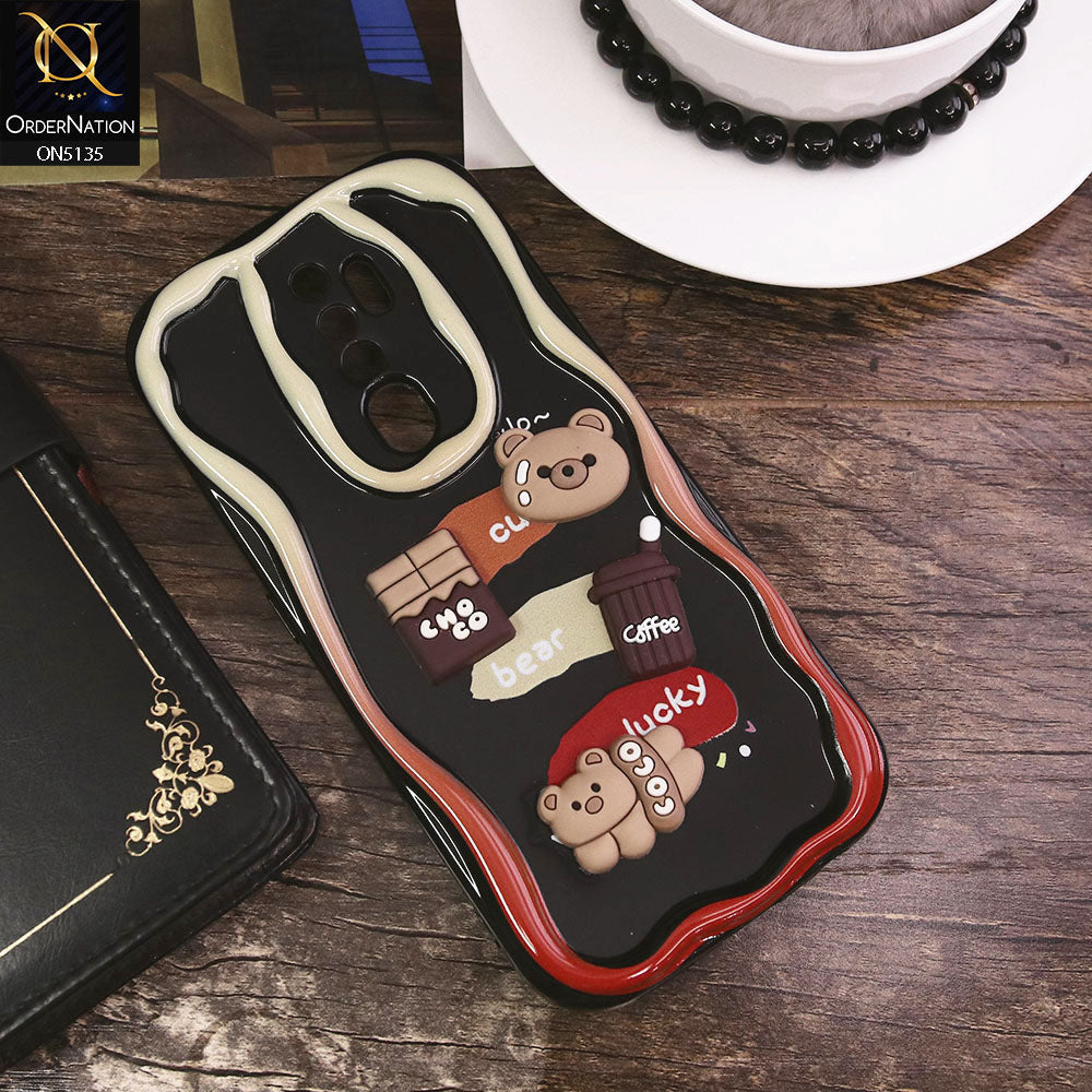 Oppo A5 2020 Cover - Design 1 - Cute 3D Cartoon Soft Silicon Helix Soft Borders Camera Protection Case