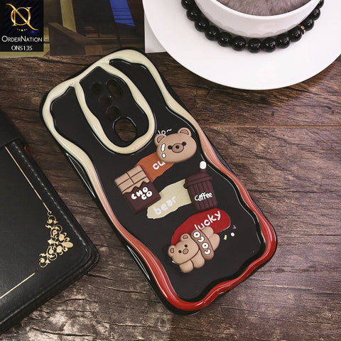 Oppo A5 2020 Cover - Design 1 - Cute 3D Cartoon Soft Silicon Helix Soft Borders Camera Protection Case