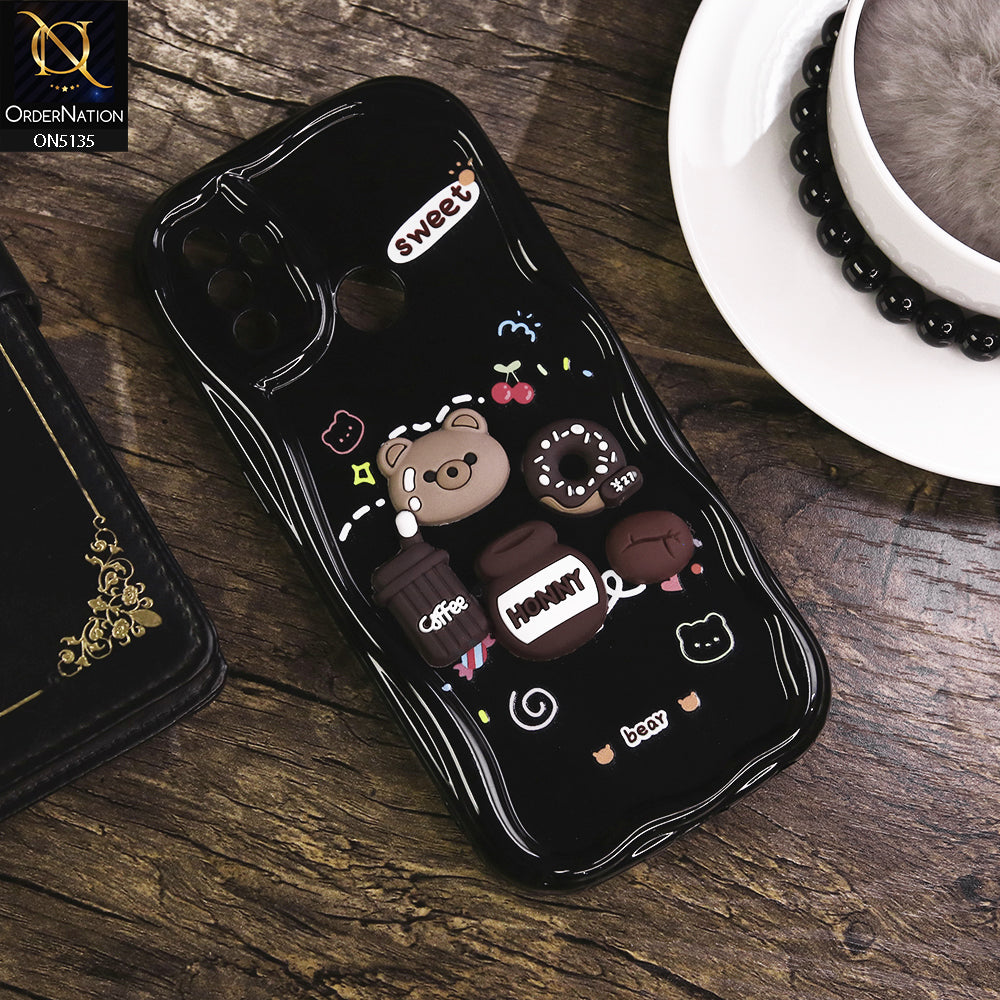 Oppo A53s Cover - Design 3 - Cute 3D Cartoon Soft Silicon Helix Soft Borders Camera Protection Case
