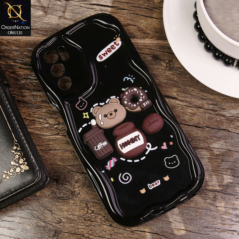 Oppo A54s Cover - Design3 - Cute 3D Cartoon Soft Silicon Helix Soft Borders Camera Protection Case