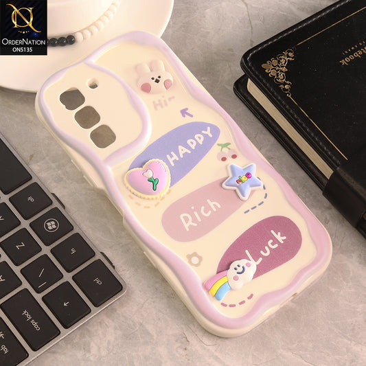Infinix Hot 70 Cover - Design 2 - Cute 3D Cartoon Soft Silicon Helix Soft Borders Camera Protection Case
