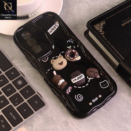 Infinix Hot 70 Cover - Design 3 - Cute 3D Cartoon Soft Silicon Helix Soft Borders Camera Protection Case