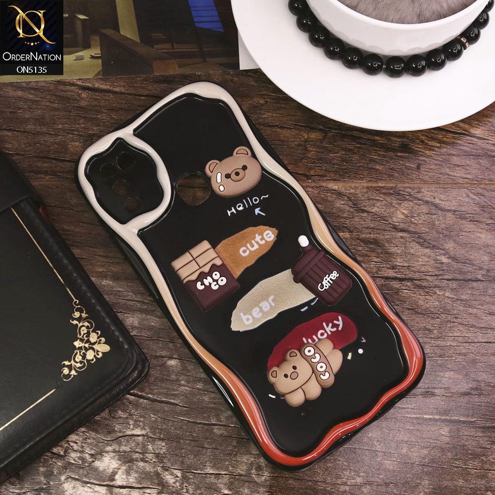 Infinix Hot 9 Play Cover - Design 1 - Cute 3D Cartoon Soft Silicon Helix Soft Borders Camera Protection Case