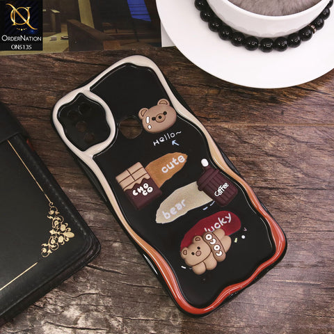 Infinix Hot 9 Play Cover - Design 1 - Cute 3D Cartoon Soft Silicon Helix Soft Borders Camera Protection Case