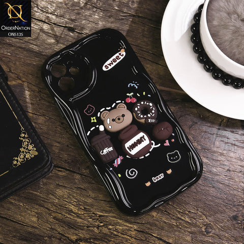 iPhone 11 Cover - Design 3 - Cute 3D Cartoon Soft Silicon Helix Soft Borders Camera Protection Case