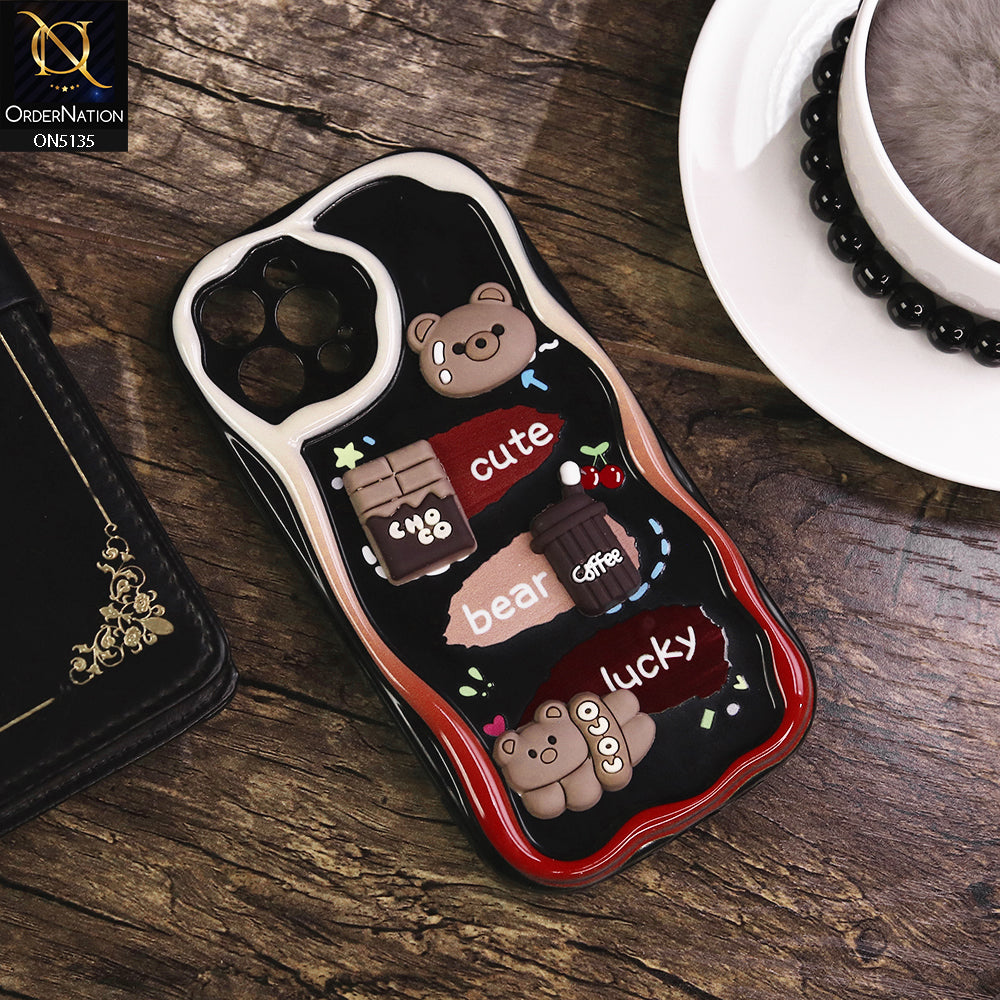 iPhone 12 Pro Cover - Design 1 - Cute 3D Cartoon Soft Silicon Helix Soft Borders Camera Protection Case