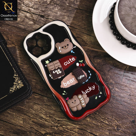 iPhone 12 Pro Cover - Design 1 - Cute 3D Cartoon Soft Silicon Helix Soft Borders Camera Protection Case