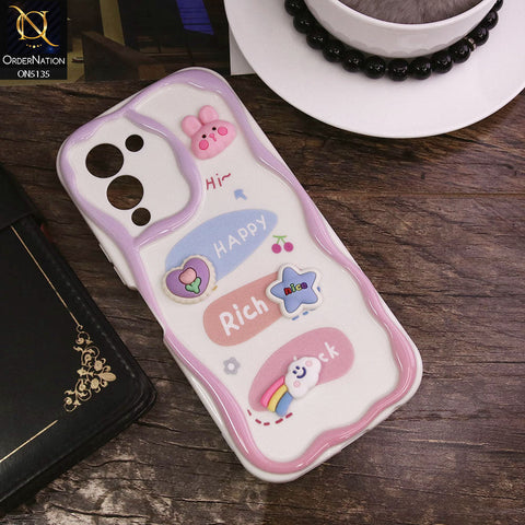Infinix Note 12 G96 Cover - Design 2 - Cute 3D Cartoon Soft Silicon Helix Soft Borders Camera Protection Case