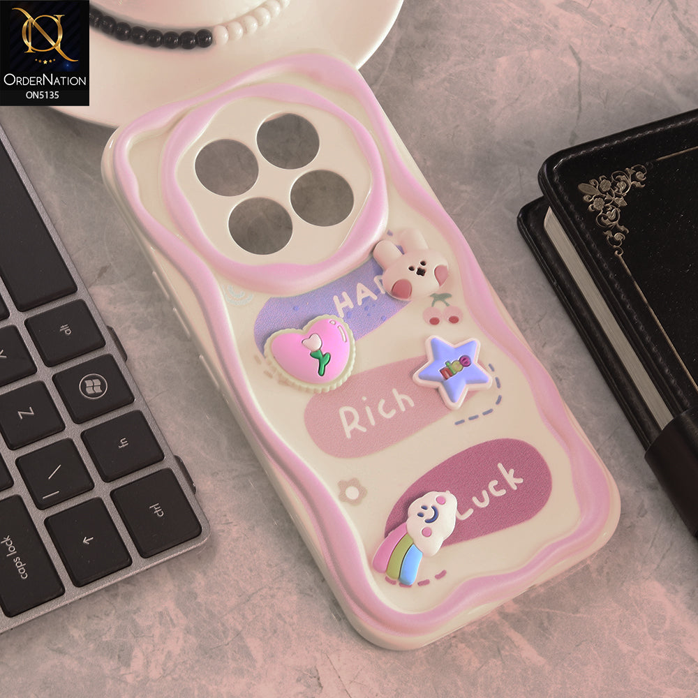 Xiaomi Redmi Note 15 Pro 4G Cover - Design 2 - Cute 3D Cartoon Soft Silicon Helix Soft Borders Camera Protection Case