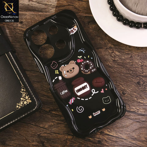 Infinix Note 30 Cover - Design 3 - Cute 3D Cartoon Soft Silicon Helix Soft Borders Camera Protection Case