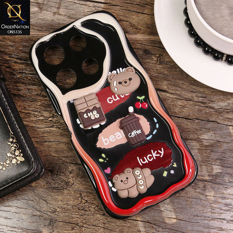Infinix Note 30 Pro Cover - d3 - Cute 3D Cartoon Soft Silicon Helix Soft Borders Camera Protection Case