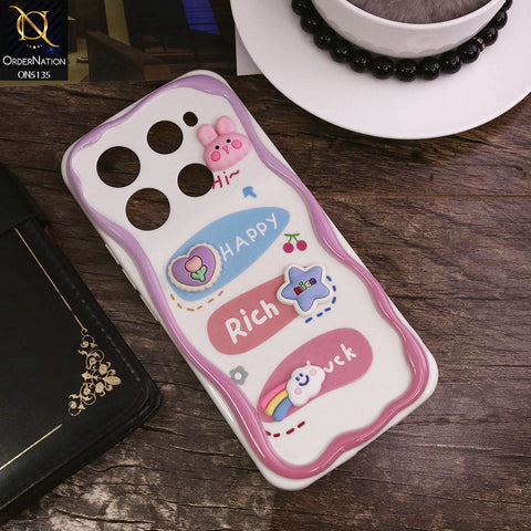 Infinix Note 40 Pro Cover - Design 2 - Cute 3D Cartoon Soft Silicon Helix Soft Borders Camera Protection Case